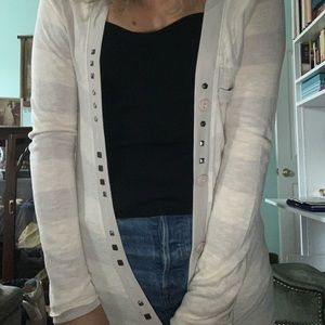 Free People Studded Cardigan